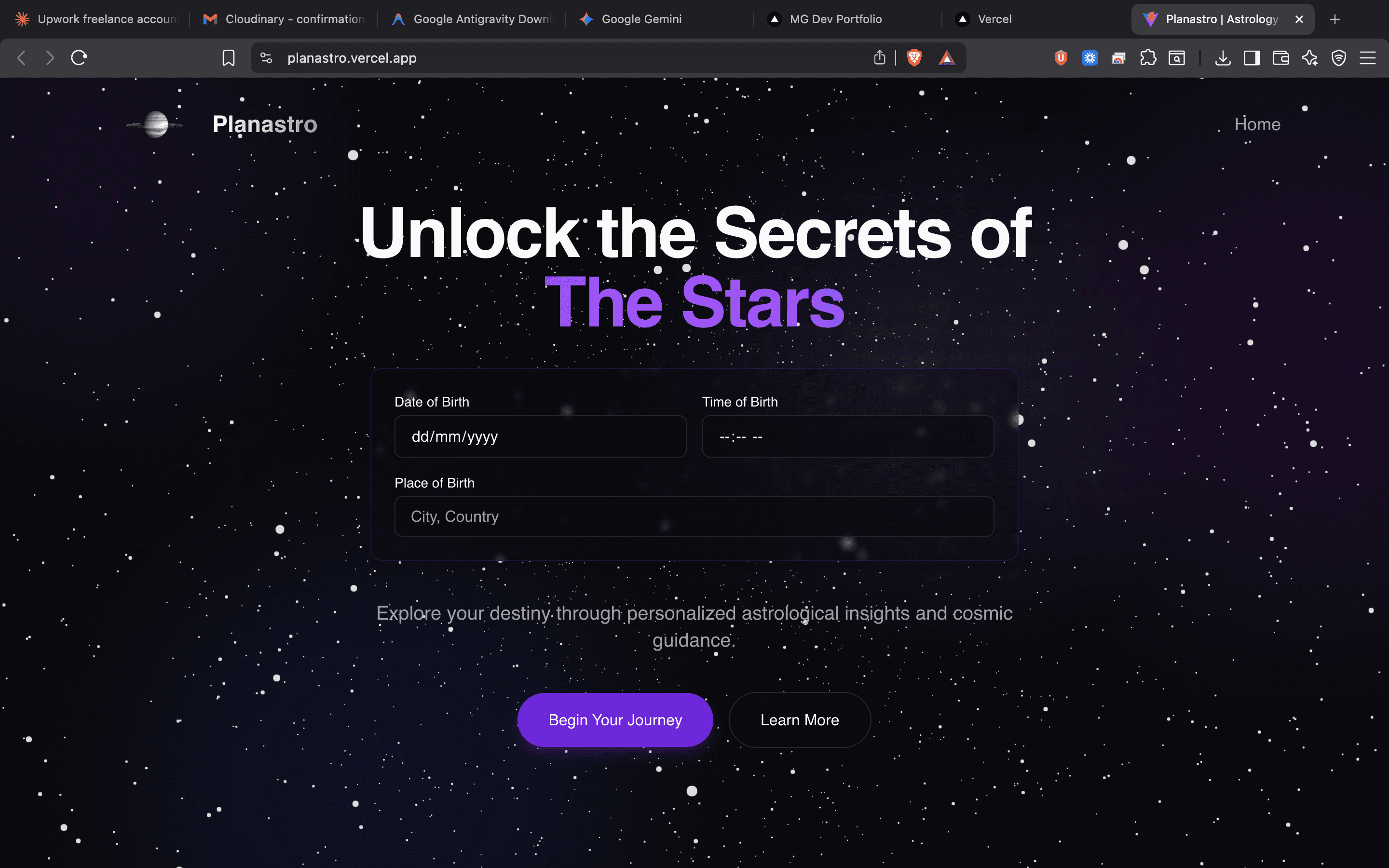 Planastro - Astrology Web App
