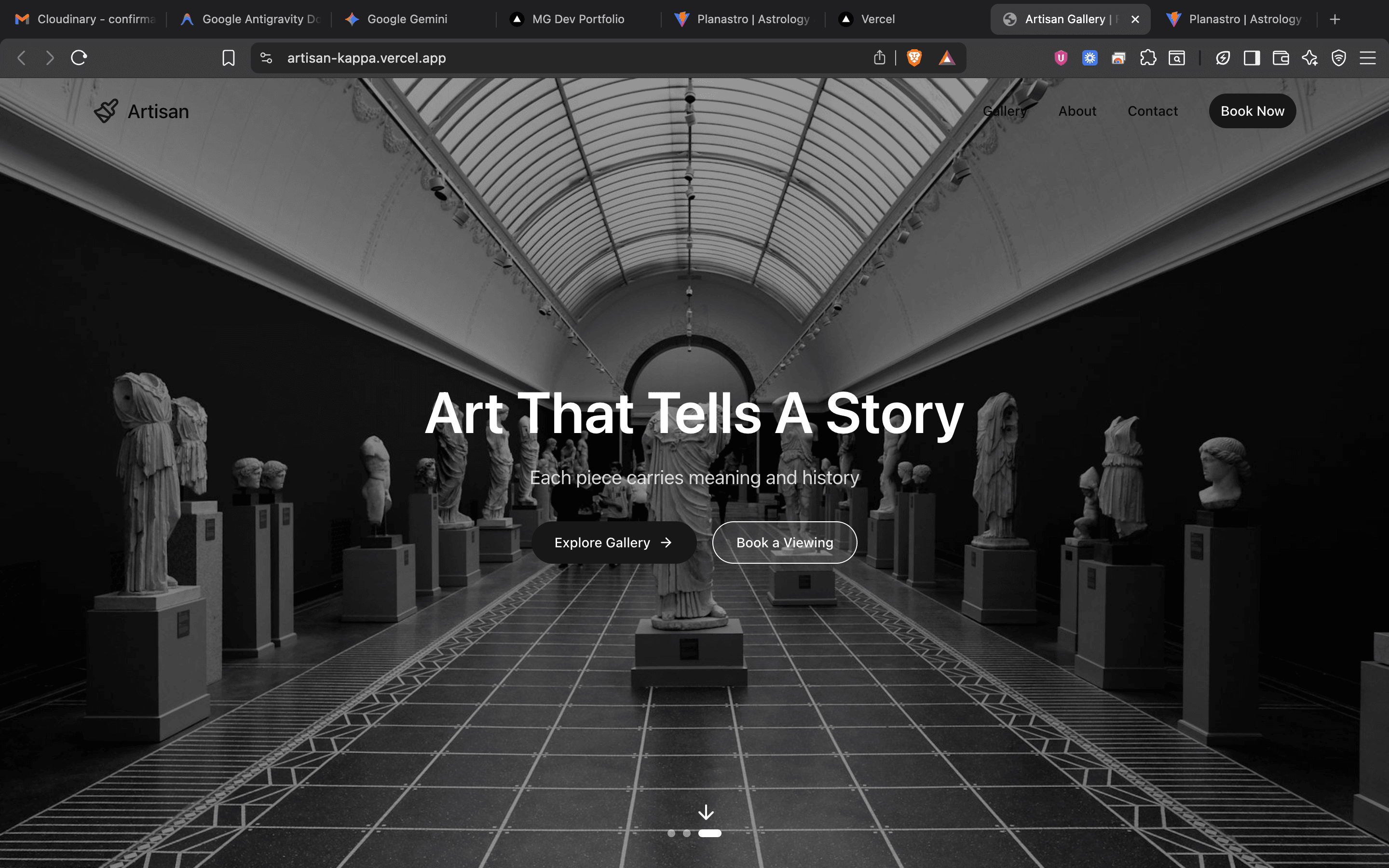 Artisan - Art Gallery Platform